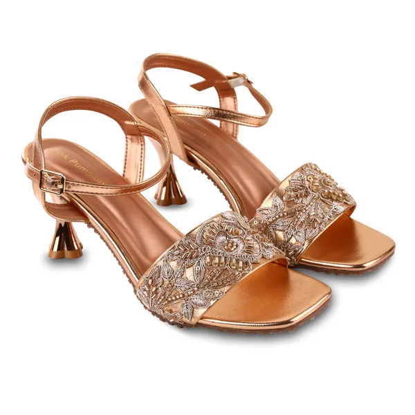 Rose_Gold_Fabric_Floral_Embroidered_Flat_Sandals_For_Women