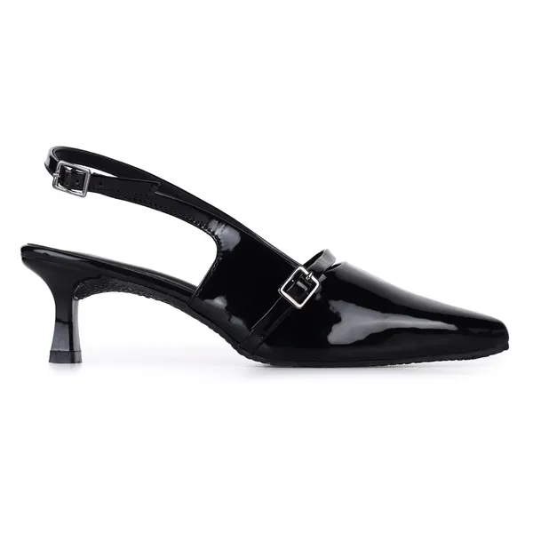 Black_Pu_Pointed_Toe_Slingback_Pumps_For_Women