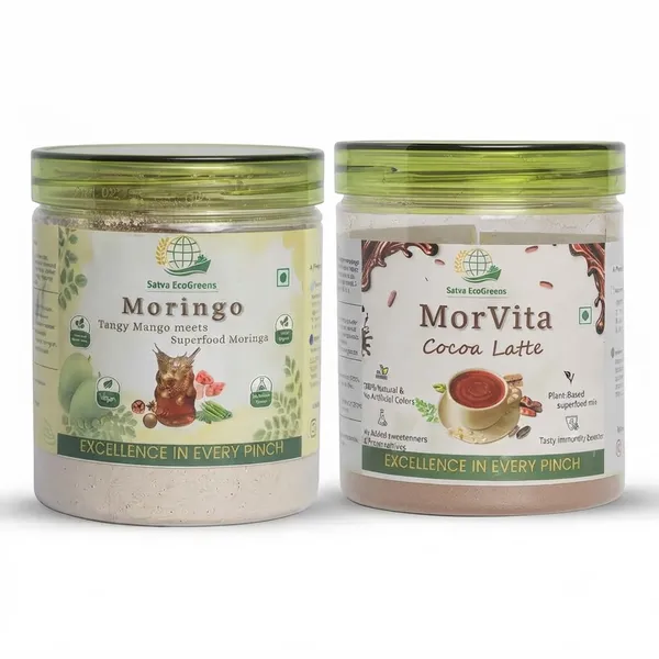 Organic_Moringa_Cocoa_Latte_Powder_And_Hara_Aam_Panna_Drink_Mix_Powder_Pack_Of_2