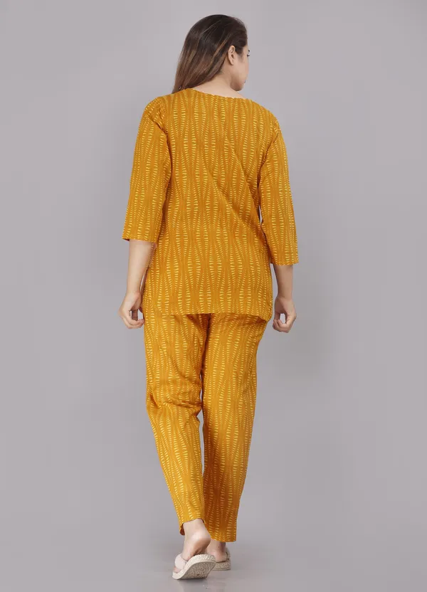 Ayush_Textiles_Women_Printed_Yellow_Top_And_Pyjama_Set