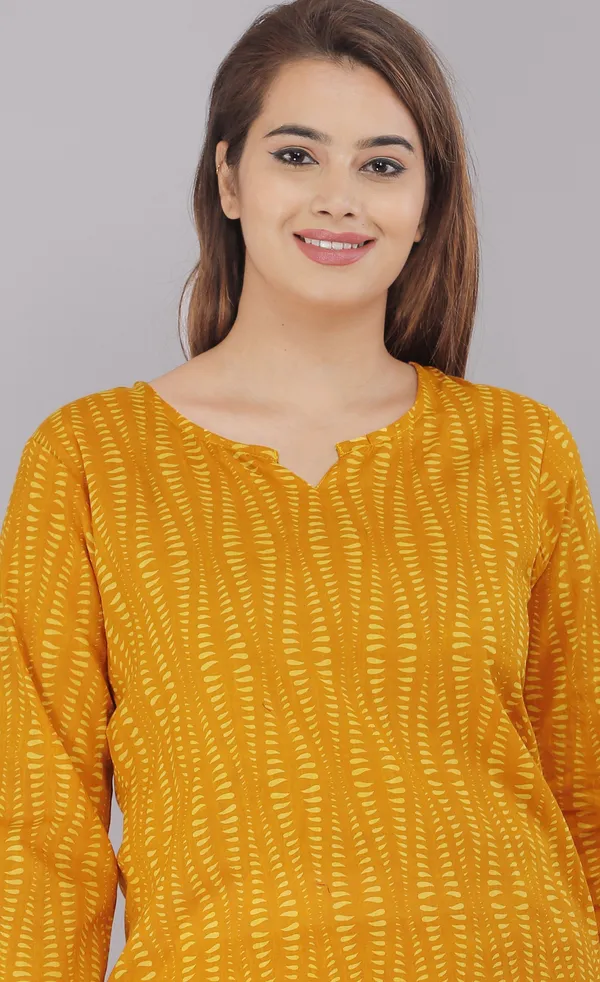 Ayush_Textiles_Women_Printed_Yellow_Top_And_Pyjama_Set