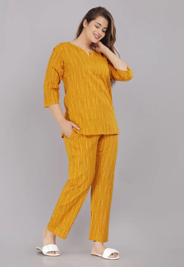 Ayush_Textiles_Women_Printed_Yellow_Top_And_Pyjama_Set