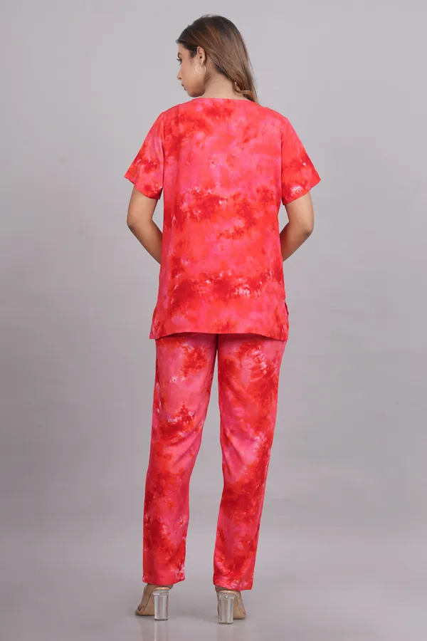 Ayush_Textiles_Women_Printed_Red_Night_Suit_Set