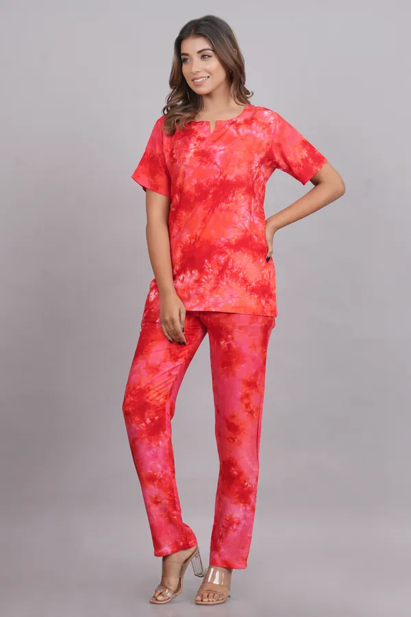 Ayush_Textiles_Women_Printed_Red_Night_Suit_Set