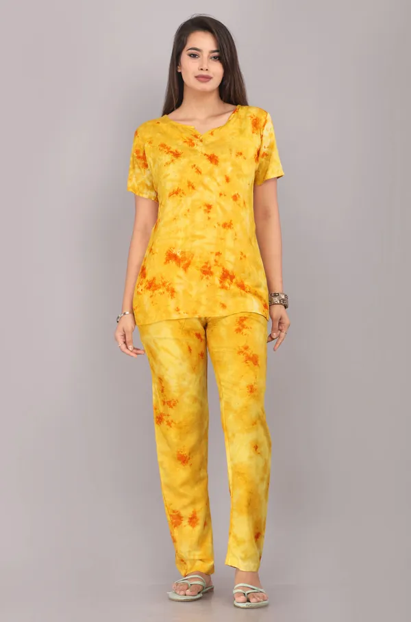 Ayush_Textiles_Women_Printed_Yellow_Night_Suit_Set