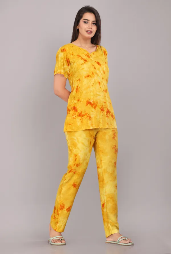 Ayush_Textiles_Women_Printed_Yellow_Night_Suit_Set