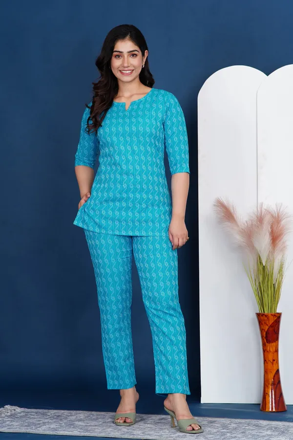 Ayush_Textiles_Women_Printed_Orange_Top_And_Pyjama_Set