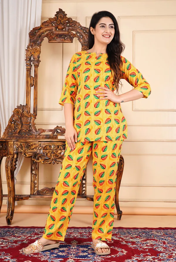 Ayush_Textiles_Women_Floral_Print_Multicolor_Top_And_Pyjama_Set