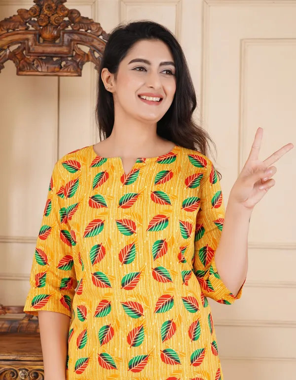 Ayush_Textiles_Women_Floral_Print_Multicolor_Top_And_Pyjama_Set