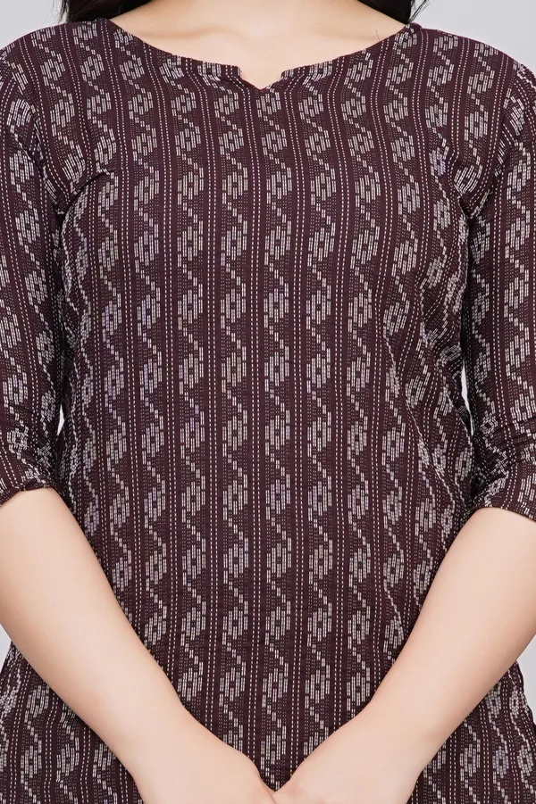 Ayush_Textiles_Women_Printed_Maroon_Top_And_Pyjama_Set