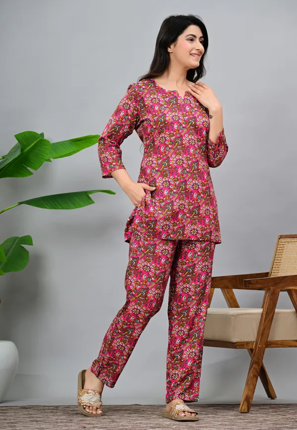 Ayush_Textiles_Women_Printed_Pink_Night_Suit_Set