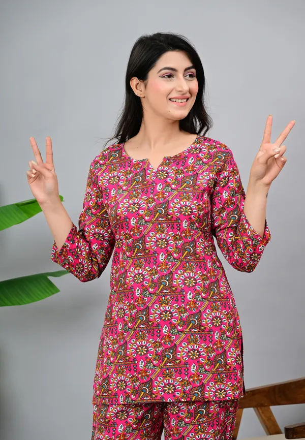 Ayush_Textiles_Women_Printed_Pink_Night_Suit_Set