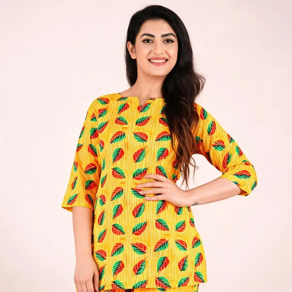 Ayush_Textiles_Women_Floral_Print_Multicolor_Top_And_Pyjama_Set