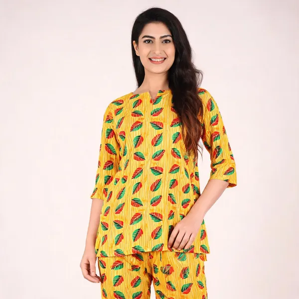 Ayush_Textiles_Women_Floral_Print_Multicolor_Top_And_Pyjama_Set