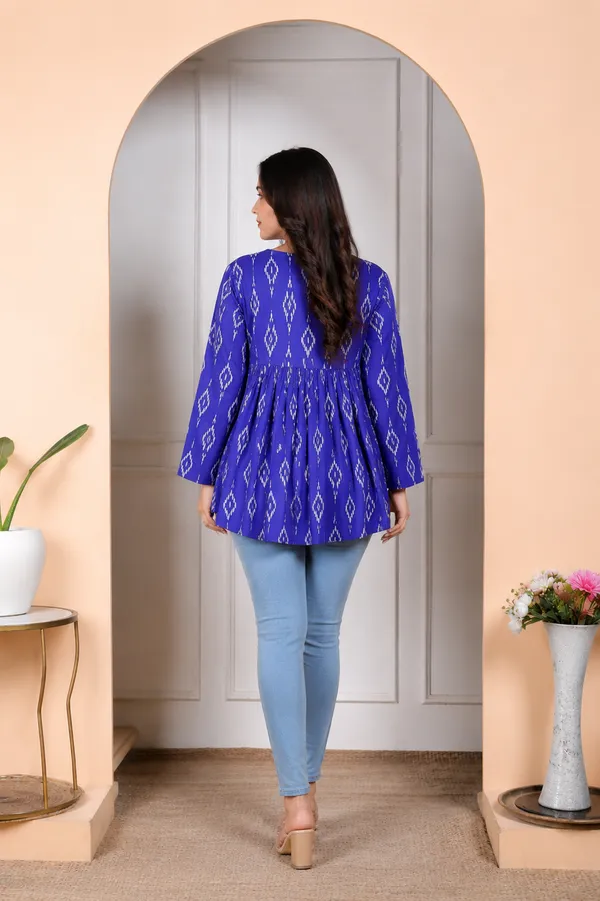 Blue_Style_Top_Tier_Cotton_Kurti