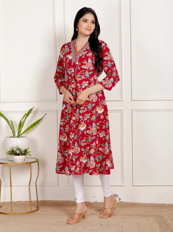Anarkali_Kurti_Cotton_Kurti