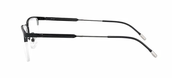 Black_Metal_Half_Rim_Rectangle_Eyeglass_Frame_For_Unisex