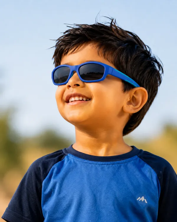 Quickstyle_Sports_Kids'_Polarized_Sunglasses,_Yellow_Frame,_Sport_Green_Accent,_Ages_4-12Y