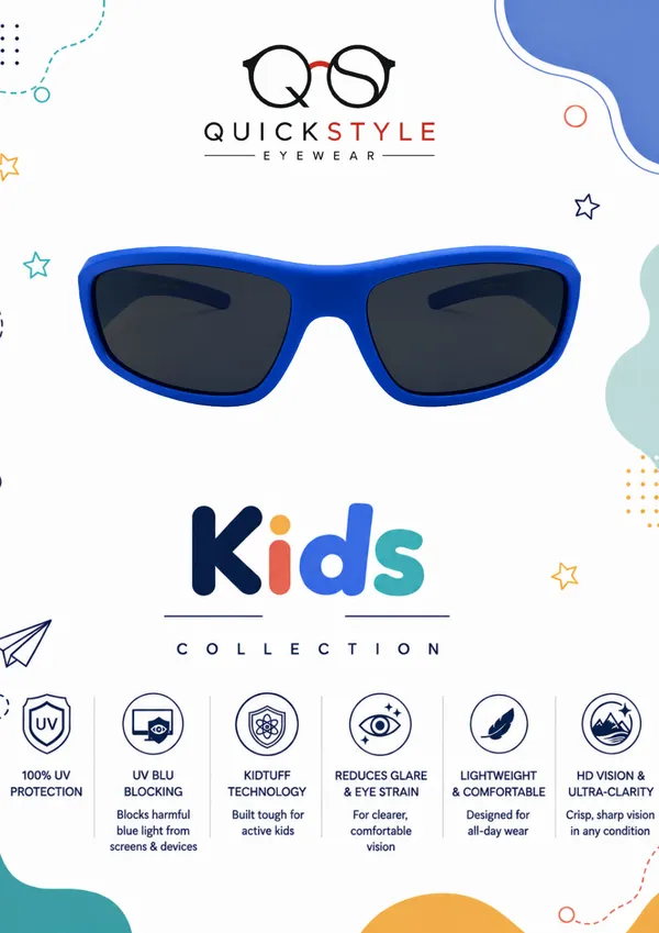 Quickstyle_Sports_Kids'_Polarized_Sunglasses,_Yellow_Frame,_Sport_Green_Accent,_Ages_4-12Y