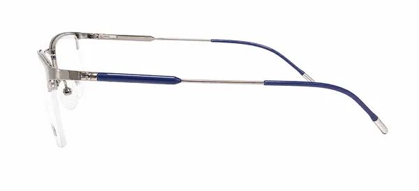 Grey_Blue_Metal_Half_Rim_Rectangular_Eyeglass_Frames_For_Men/Women
