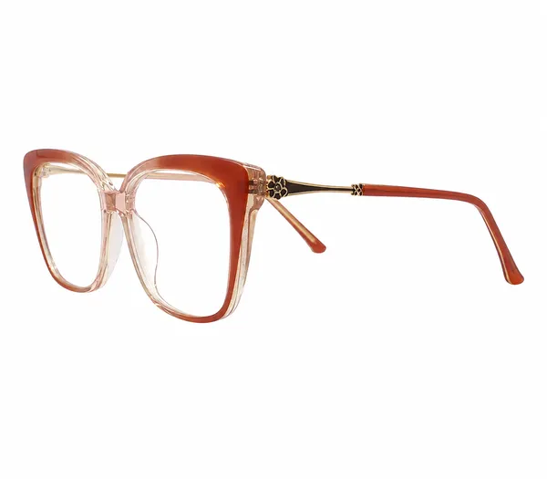 Quickstyle_Dualtone_Red_/Clear__TR90_Cateye_Frame_54_Women