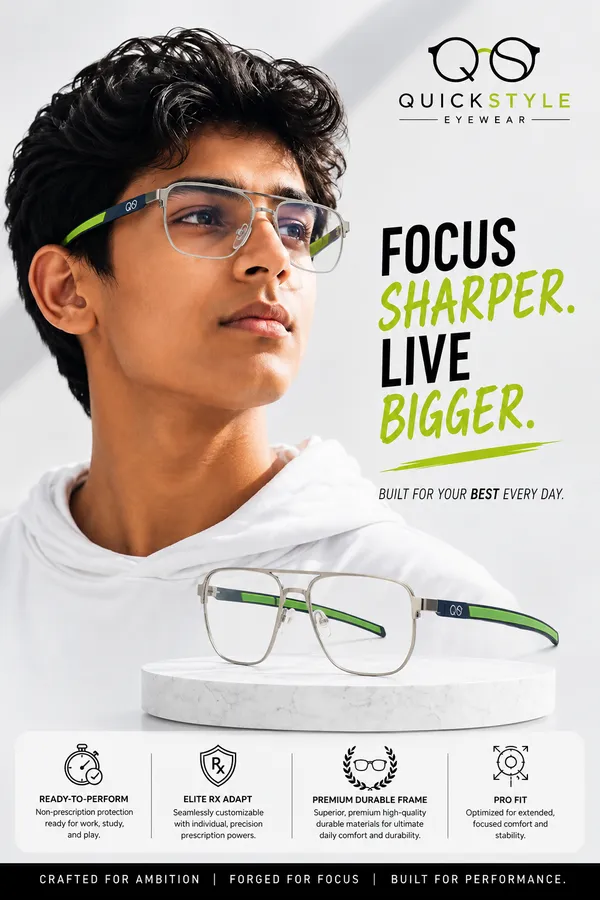 Silver_Metal_Full_Rim_Rectangle_Eyeglass_Frame_For_Unisex
