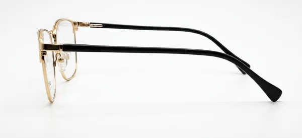 Black_Gold_Metal_Rectangular_Eyeglasses_For_Men/Women
