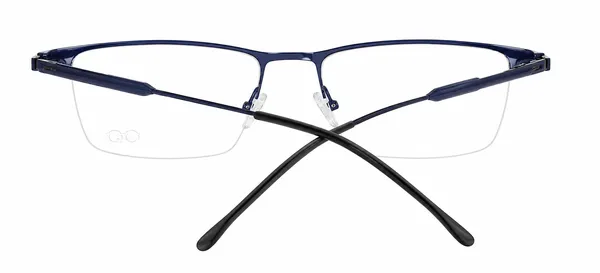 Black_Blue_Metal_Full_Rim_Rectangle_Eyeglass_Frame_For_Unisex