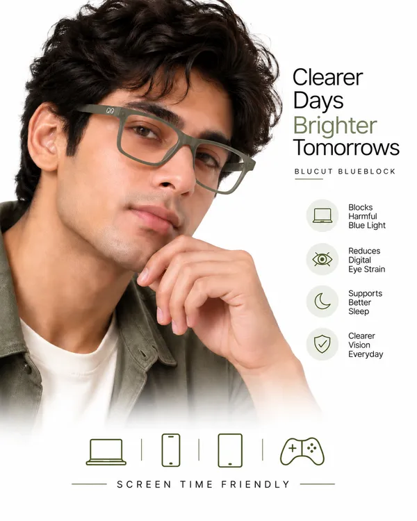 Green_TR_Rectangular_Eyeglasses_For_Men/Women