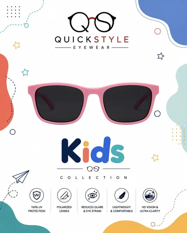 Quickstyle_Eyewear_Kids_Polarized_Sunglasses_Matte_Finish_Uv_Protection_100_Uv_Protection_Lightweight_Comfortable