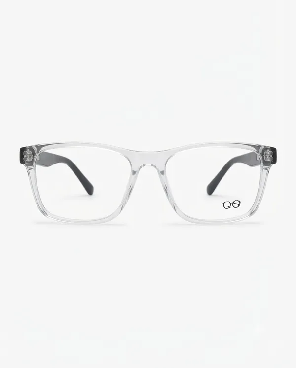 Clear_Black_Acetate_Full_Rim_Rectangle_Eyeglass_Frame_For_Unisex