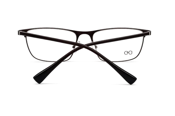 Dark_Brown_Metal_Full_Rim_Rectangular_Eyeglasses_For_Men/Women