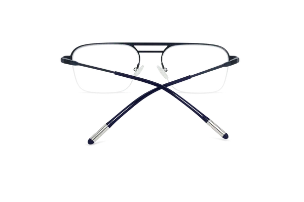 Blue_Metal_Rectangular_Eyeglasses_For_Men/Women
