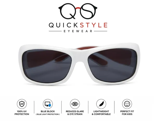 Kids_Sunglasses_White_And_Orange_Retro_Sport_Style_100_Uv_Protection_For_Ages_4_12y