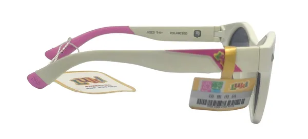 Kids_Polarized_Sunglasses_Cream_White_Pink_Round_Frame_Star_Accent_100_Uv_Protection_Ages_4_12y