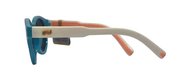 Kids_Polarised_Sunglasses_Teal_With_White_Polka_Dot_Round_Frame_Ages_4_12y