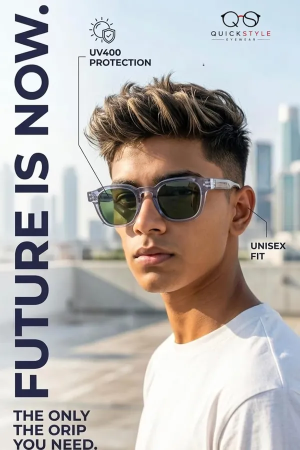 Classic_Retro_Square_Round_Sunglasses_Translucent_Slate_Grey_Frame_Forest_Green_Lenses_Uv_Protected