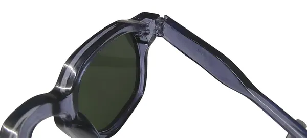 Classic_Retro_Square_Round_Sunglasses_Translucent_Slate_Grey_Frame_Forest_Green_Lenses_Uv_Protected