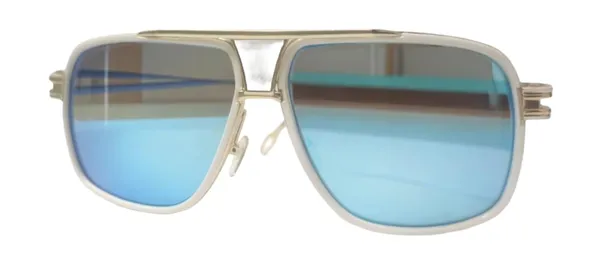Men_S_Luxury_Navigator_Sunglasses_White_And_Gold_Square_Aviator_Frame_Blue_Mirror_Lenses_100_Uv_Protection