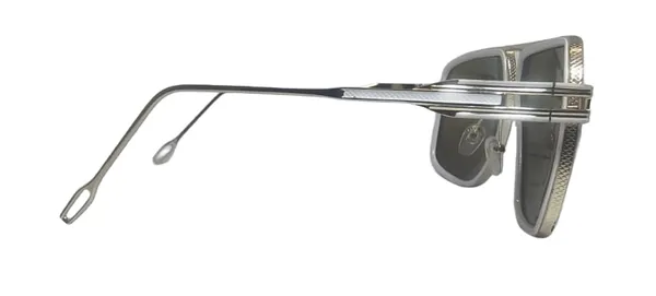 Men_S_Luxury_Navigator_Sunglasses_White_And_Gold_Square_Aviator_Frame_Blue_Mirror_Lenses_100_Uv_Protection