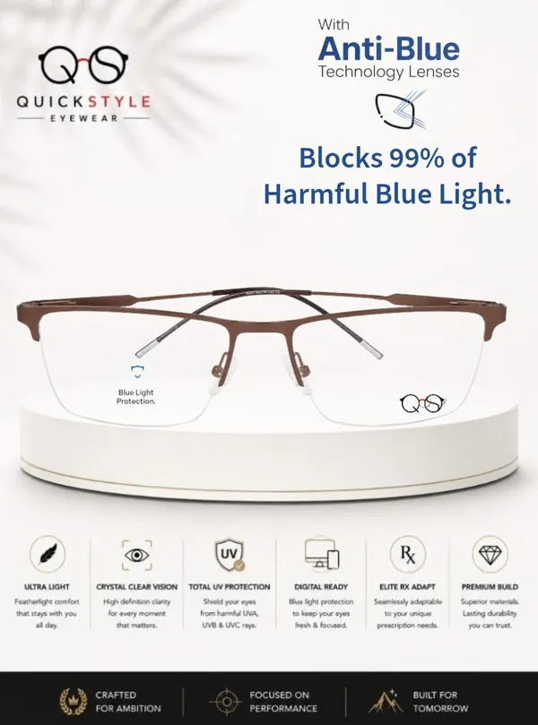 Quickstyle_Anti_Blue_Eyeglasses_Unisex_420nm_Uv_Protection_Relieves_Eye_Strain_Scratch_Dust_Resistant_Light_Weight_Durable_Filters_Harmful_Blue_Light