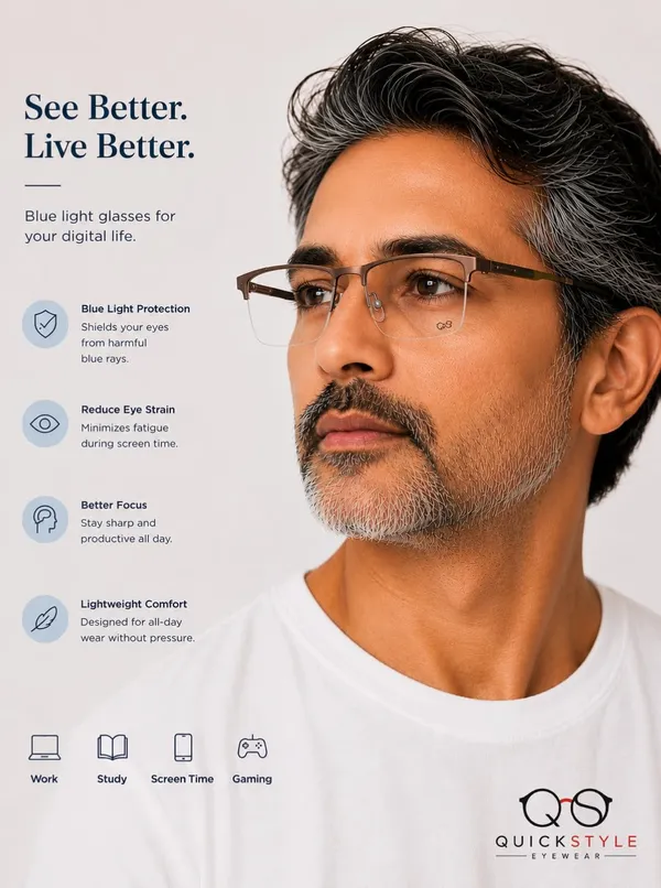 Quickstyle_Anti_Blue_Eyeglasses_Unisex_420nm_Uv_Protection_Relieves_Eye_Strain_Scratch_Dust_Resistant_Light_Weight_Durable_Filters_Harmful_Blue_Light