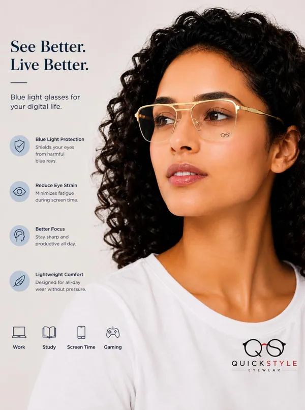 Quick_Style_Anti_Blue_Light_Eyeglasses_Semi_Rimless_Unisex_420nm_Uv_Protection_Relieves_Eye_Strain_Scratch_Dust_Resistant_Light_Weight_Durable_Filters_Harmful_Blue_Light