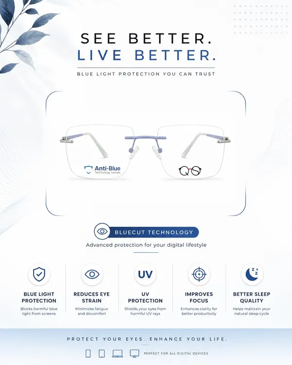 Quickstyle_Rimless_Bluecut_Eyewear_Featherlight_Frameless_All_Day_Wear_Rx_Customisable_Zero_Power_Ready_To_Wear_Rimless_Eyewear