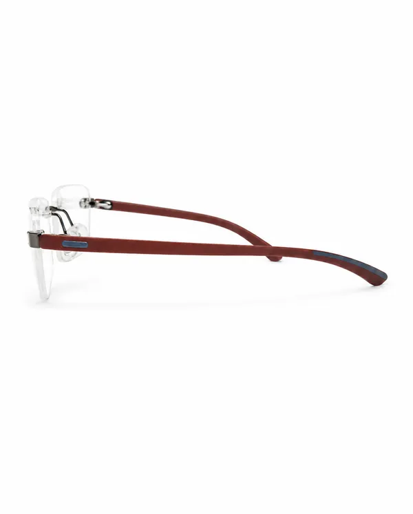 Blue_Metal_Rimless_Rectangle_Eyeglass_Frame_For_Unisex