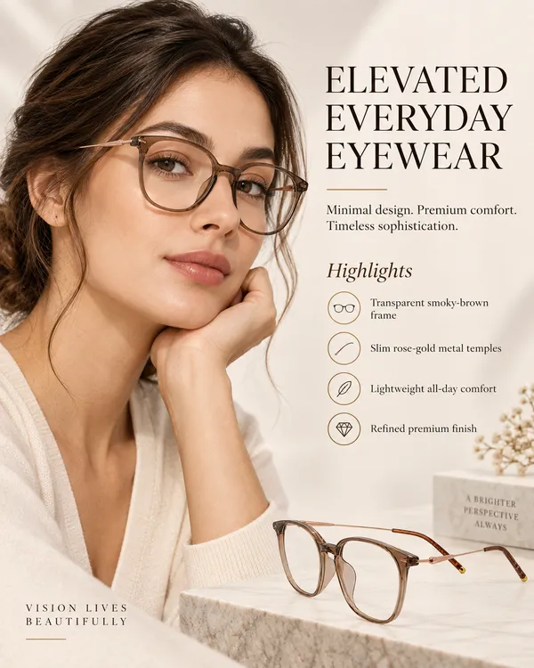 Quickstyle_Brn_Gold_Tr90_Full_Rim_Round_Eyeglass_Frame_Unisex