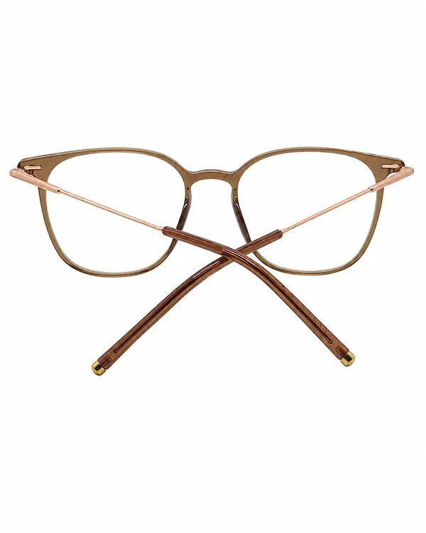 Quickstyle_Brn_Gold_Tr90_Full_Rim_Round_Eyeglass_Frame_Unisex