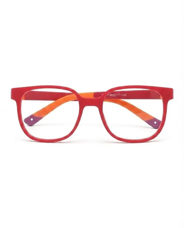 Red_Tr90_Rectangular_Eyeglasses_For_Kids