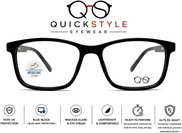 Black_Tr90_Full_Rim_Rectangle_Square_Blucut_Eyeglass_Frame_Unisex