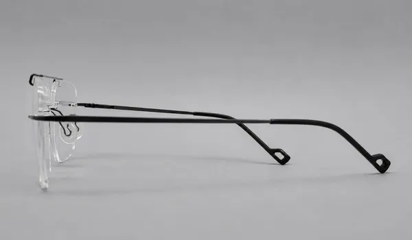 Quick_Style_Black_Metal_Rimless_Clubmaster_Aviator_Eyeglass_Frame_For_Men_Women